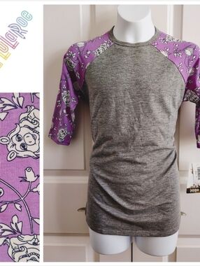 NWT THE MUPPETS LuLaRoe 3/4 Sleeve Top